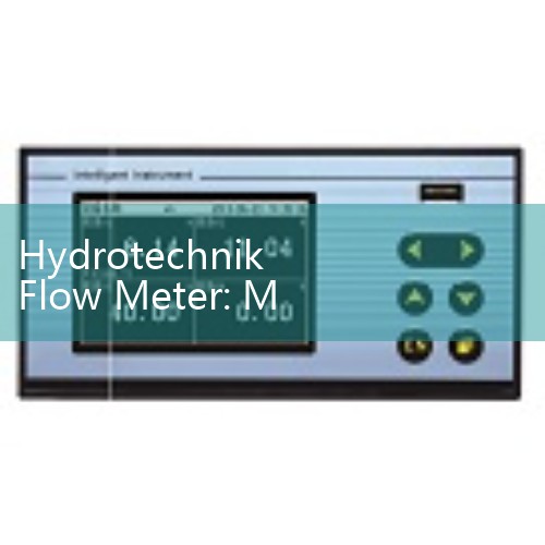 Hydrotechnik Flow Meter: Manual Guide to High Precision Pressure Sensor Interfacing for Machine Testing
